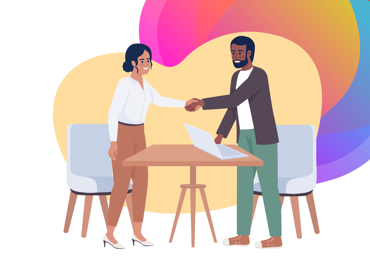 Edtech marketing recruitment interview - congratulating a successful candidate