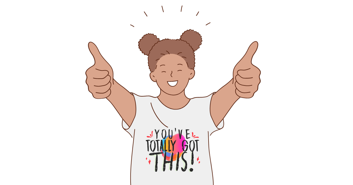 Happy person giving two thumbs up wearing a tshirt that says you got this - - Bee Digital - Education marketing agencymarketing agency