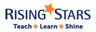 The company logo of Rising Stars who work with Bee Digital Marketing