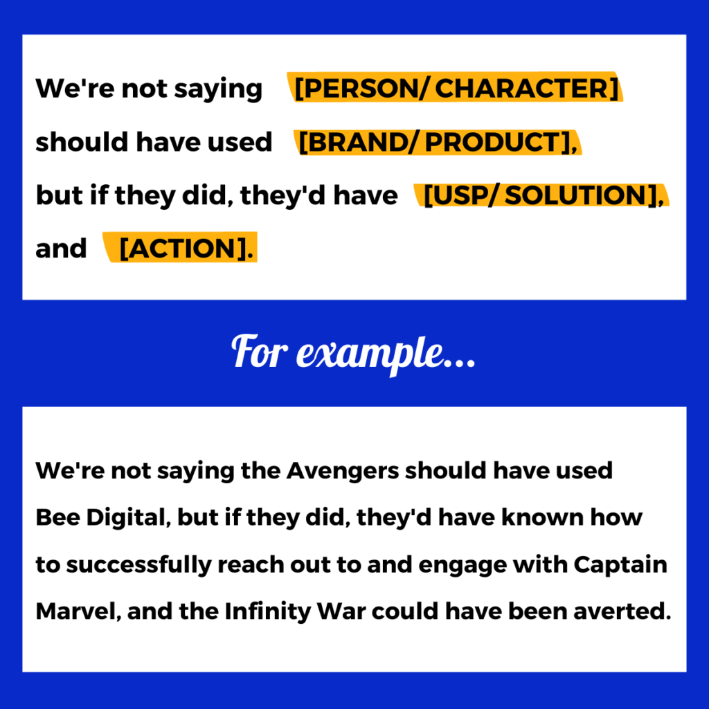Text based ads aimed at teachers using pop culture references - Bee Digital - Marketing agency for education
